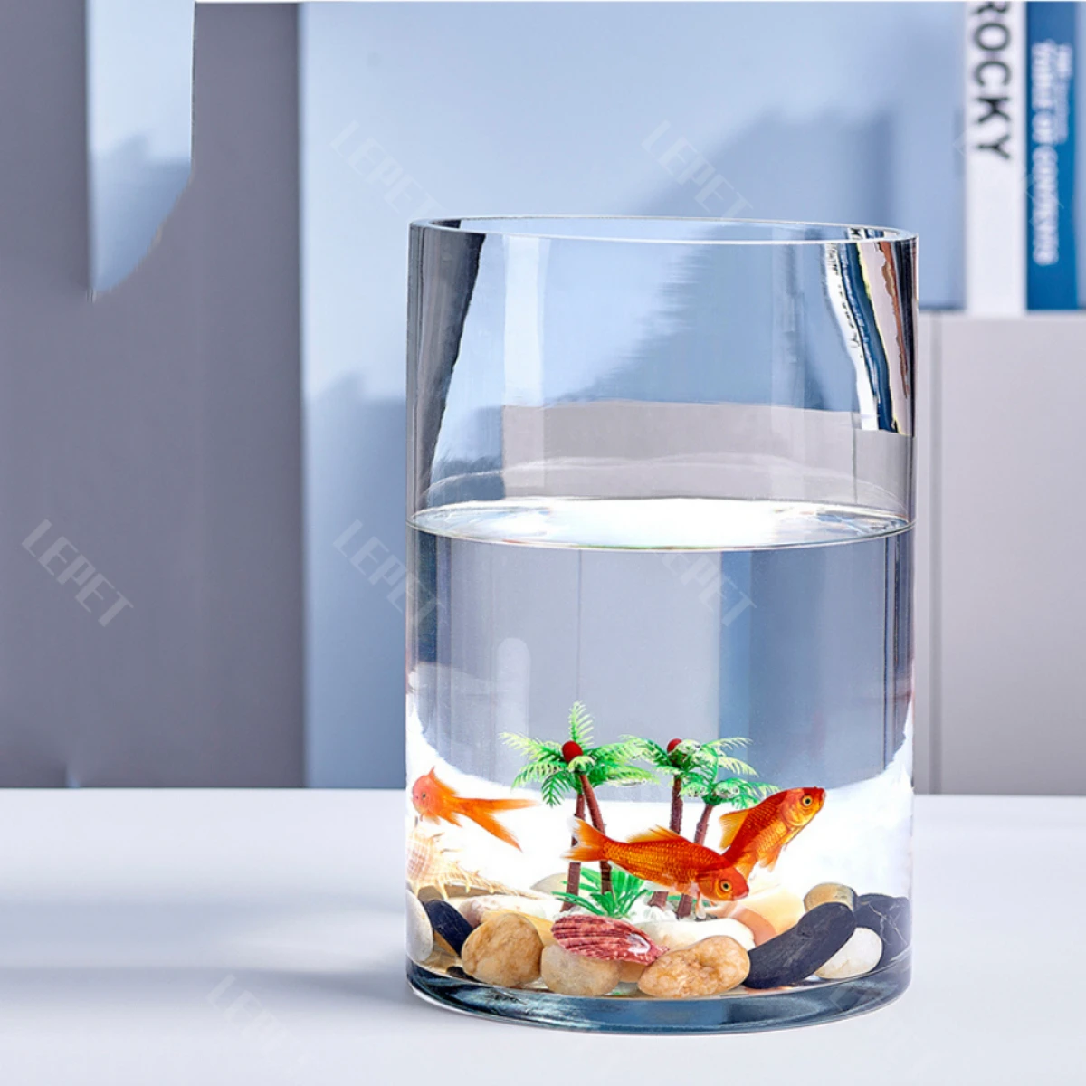 LEPET AQUARIUM MINI KECIL A24 / A25 AKUARIUM IKAN CUPANG HIAS foto 5