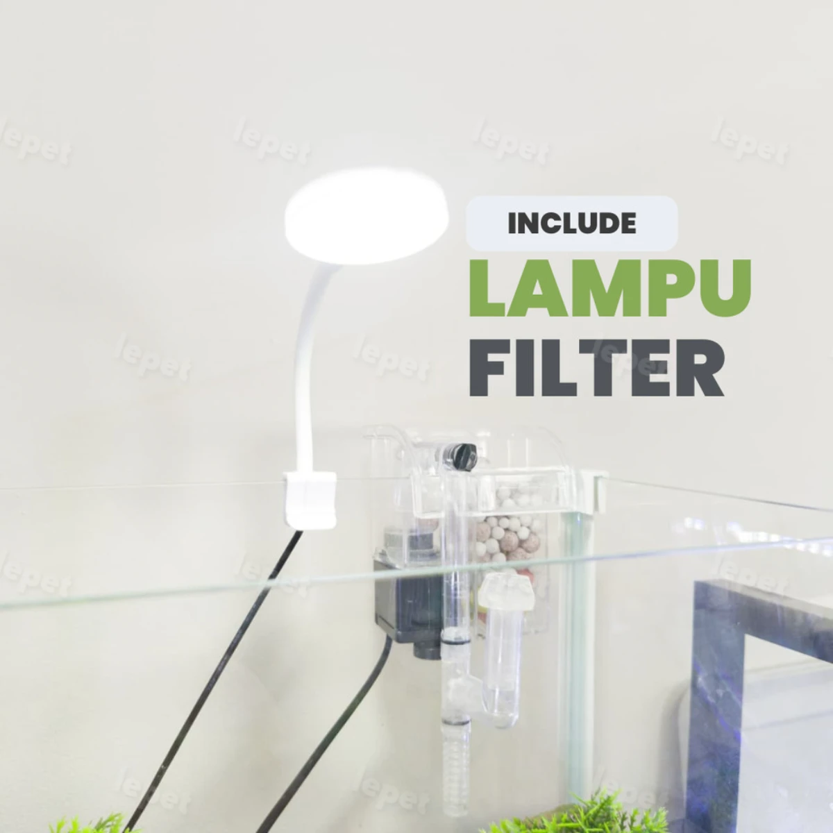 LEPET AQUASCAPE PAKET AP58 / AQUARIUM MELENGKUNG OPTIC CLEAR / AQUASCAPE / AQUARIUM BENDING SUPER BENING foto 4