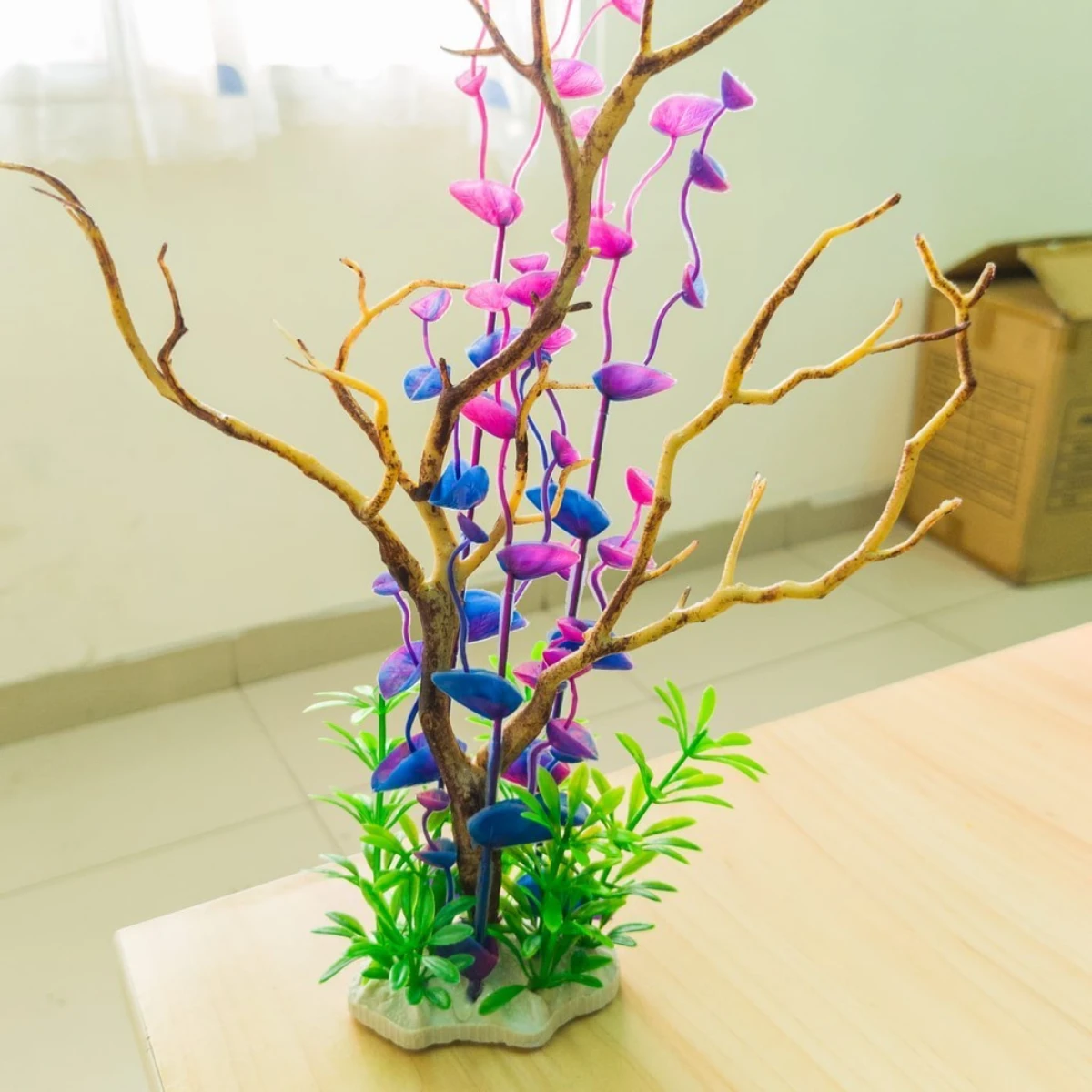 LEPET Hiasan Aquarium CD7910/ CD7926 / Tanaman Aquarium Plastik foto 4
