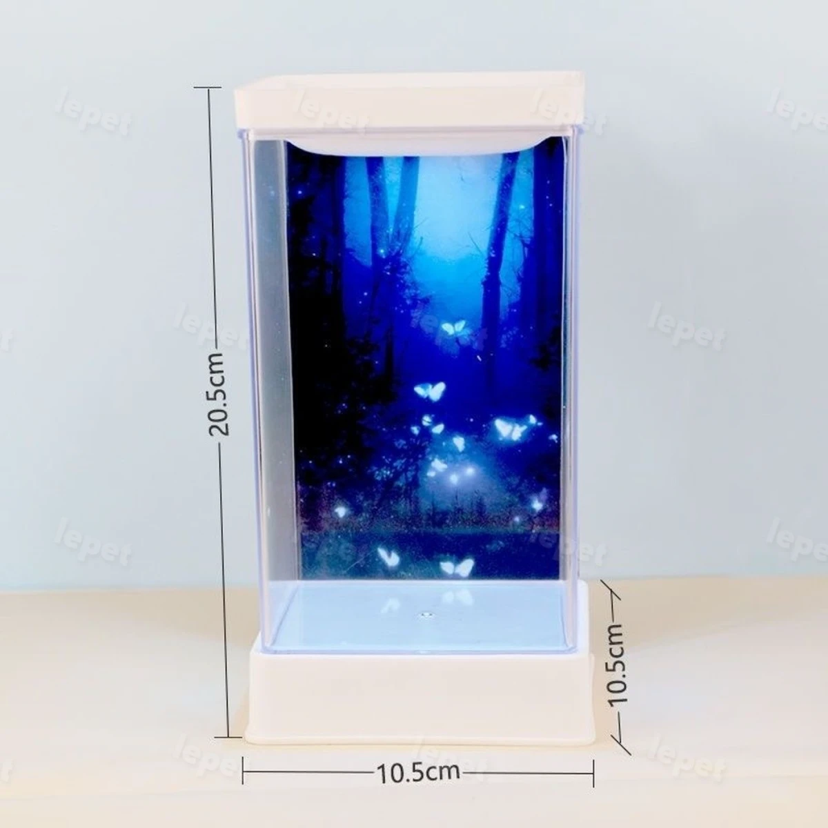 LEPET Akuarium Tangki USB Ikan Kecil Betta ikan cupang JR05 LED Aquarium foto 5