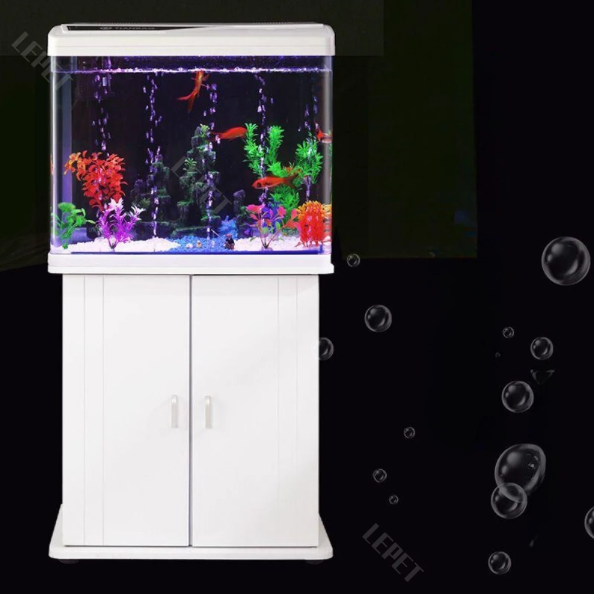 LEPET Meja aquarium minimalis 520/620 / Kabinet aquarium / meja aquascape / akuarium cabinet / lemari aquarium foto 6