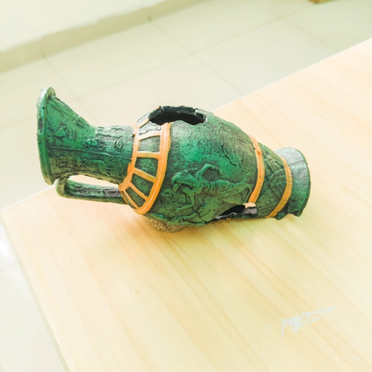 LEPET Hiasan Aquarium 340 / Dekorasi Resin Ornamen Simulasi Batu foto 6