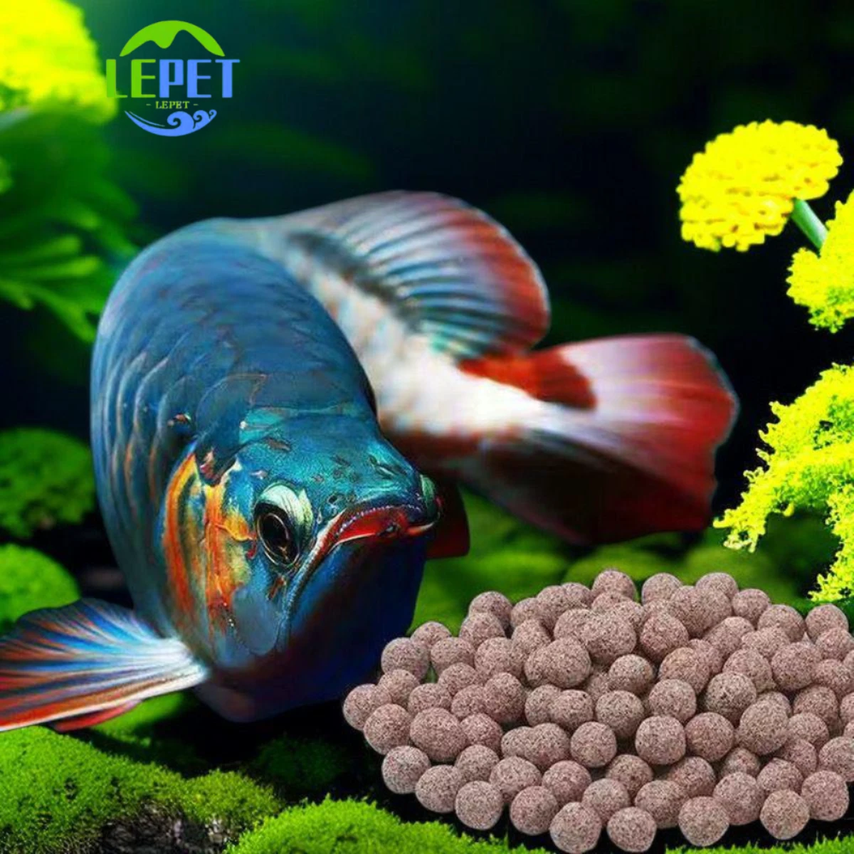 LEPET BIO BALL SUPER MEDIA FILTER AQUARIUM UK 2cm RUMAH BAKTERI 500G foto 5