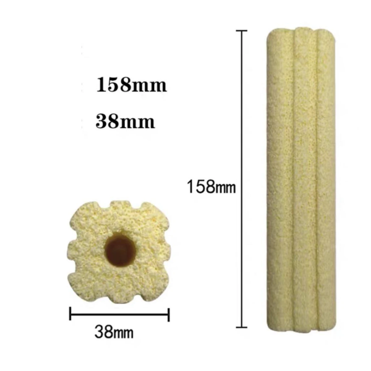 LEPET MEDIA FILTER ECO BIO BLOCK 15.5cm x 3.5cm RUMAH BAKTERI MOMOGI AQUARIUM REEF TANK foto 3