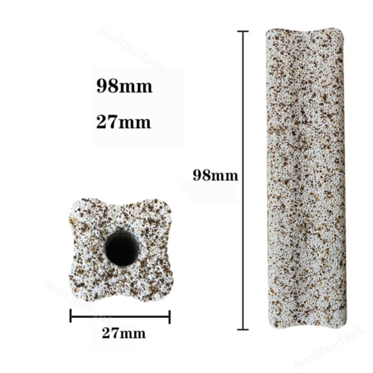 LEPET MEDIA FILTER ECO BIO BLOCK 98mm x 27mm RUMAH BAKTERI MOMOGI AQUARIUM REEF TANK foto 5