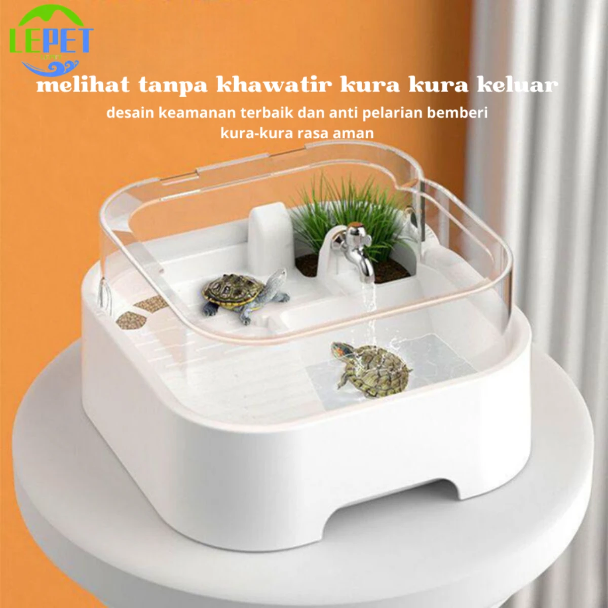 LEPET Aquarium Kura Kura GH 05 / Kandang Kura Kura foto 6