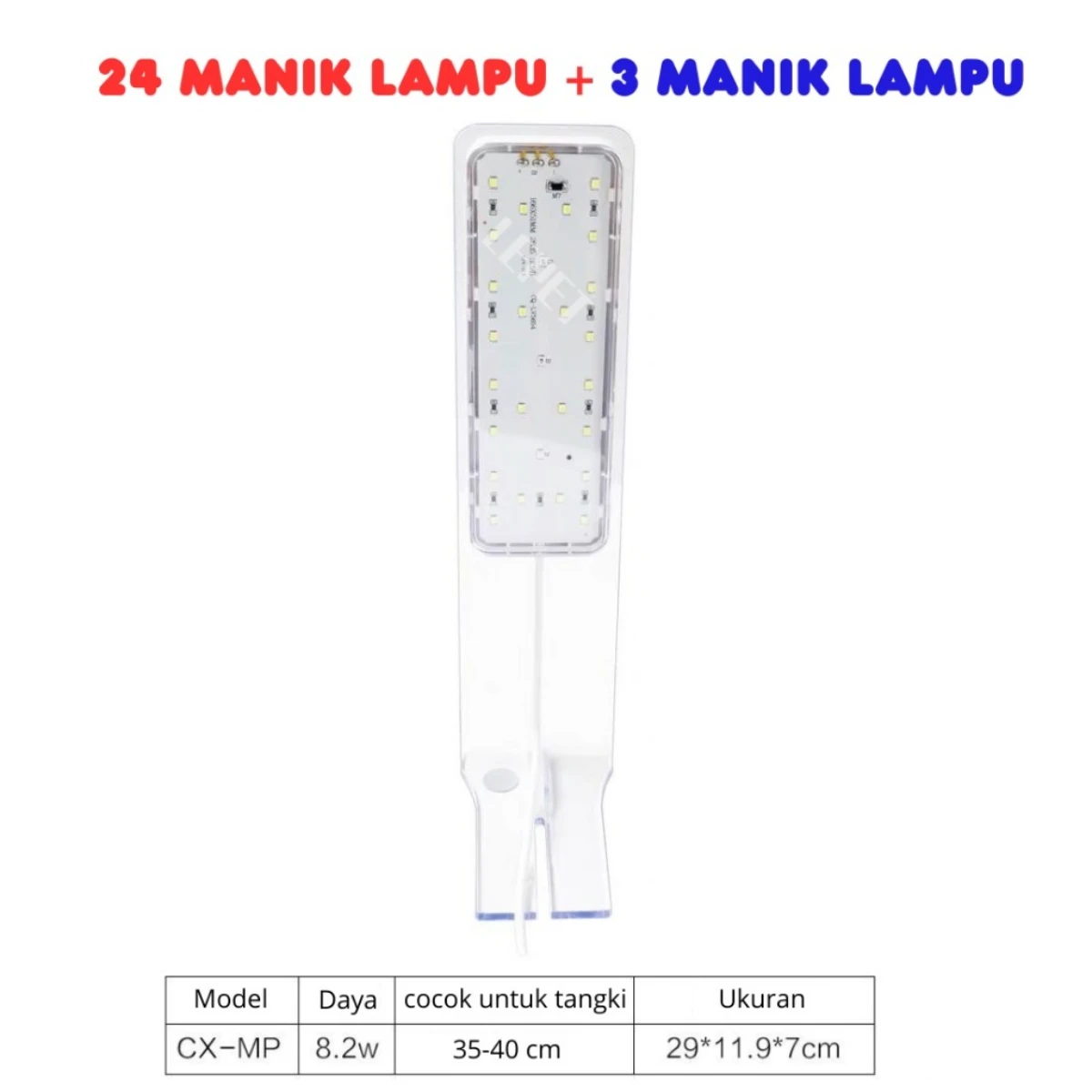 LEPET LAMPU AQUARIUM LED AKUARIUM D3/D5 foto 2