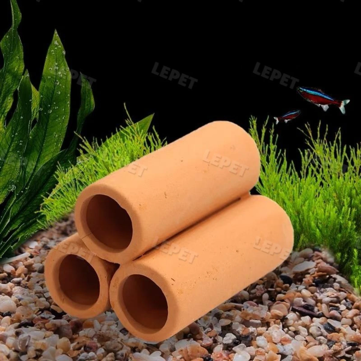 LEPET Hiasan Aquarium XX117 / XX118 Dekorasi Ornamen Simulasi foto 5