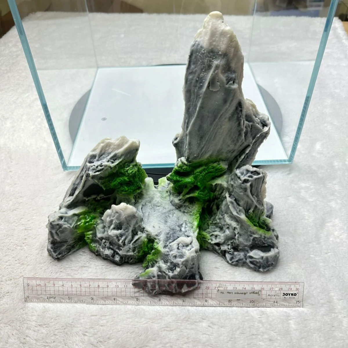 LEPET Hiasan Aquarium 102 / 673 / Tangki Ikan Iansekap Bebatuan Dekorasi Resin Ornamen Simulasi Batu foto 2