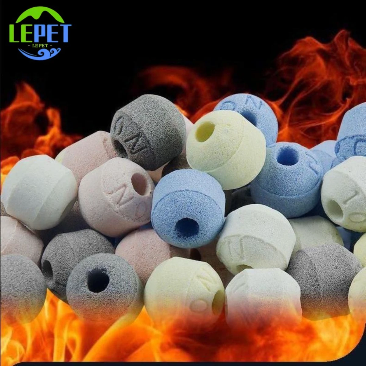 LEPET 5D Nano Bio Sphere Ball LC03 / LC18 Media Filter Infrared Bacteria Ring Aquarium 500G-RANDOM foto 4