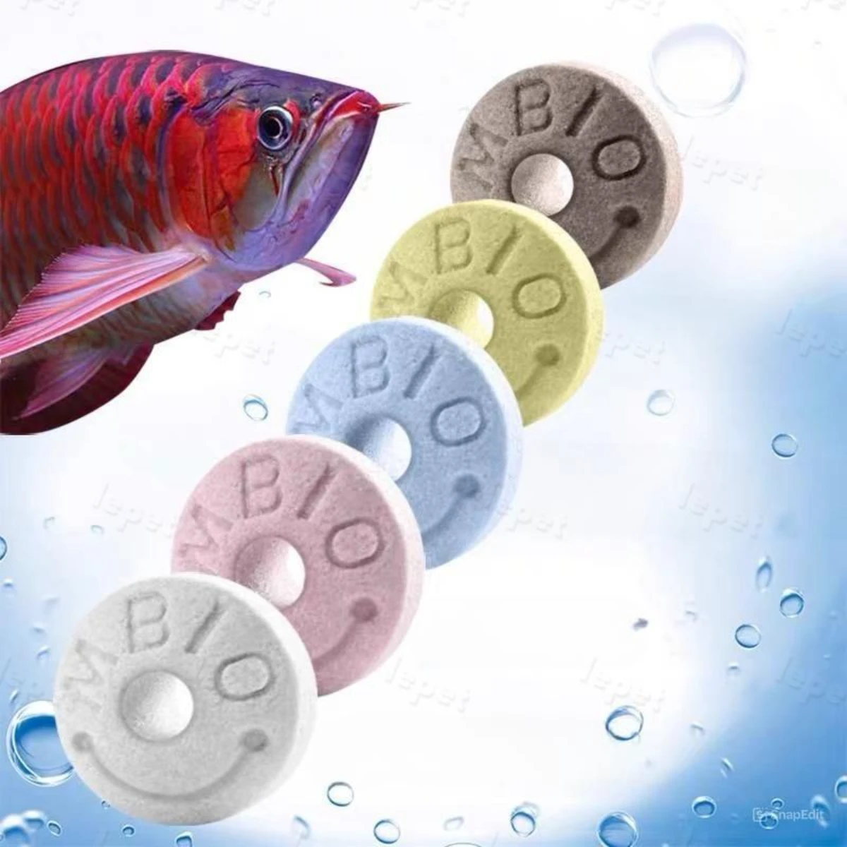 LEPET Nano Bio Sphere Ball LC012-185 /Media Filter Infrared Bacteria Ring Aquarium 500G-RANDOM foto 5