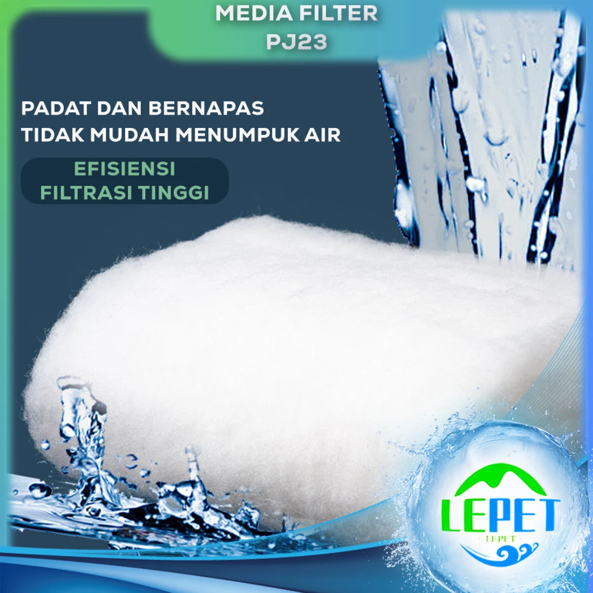 LEPET Kapas media Filter PJ23 / kolam Aquarium / Aquascape