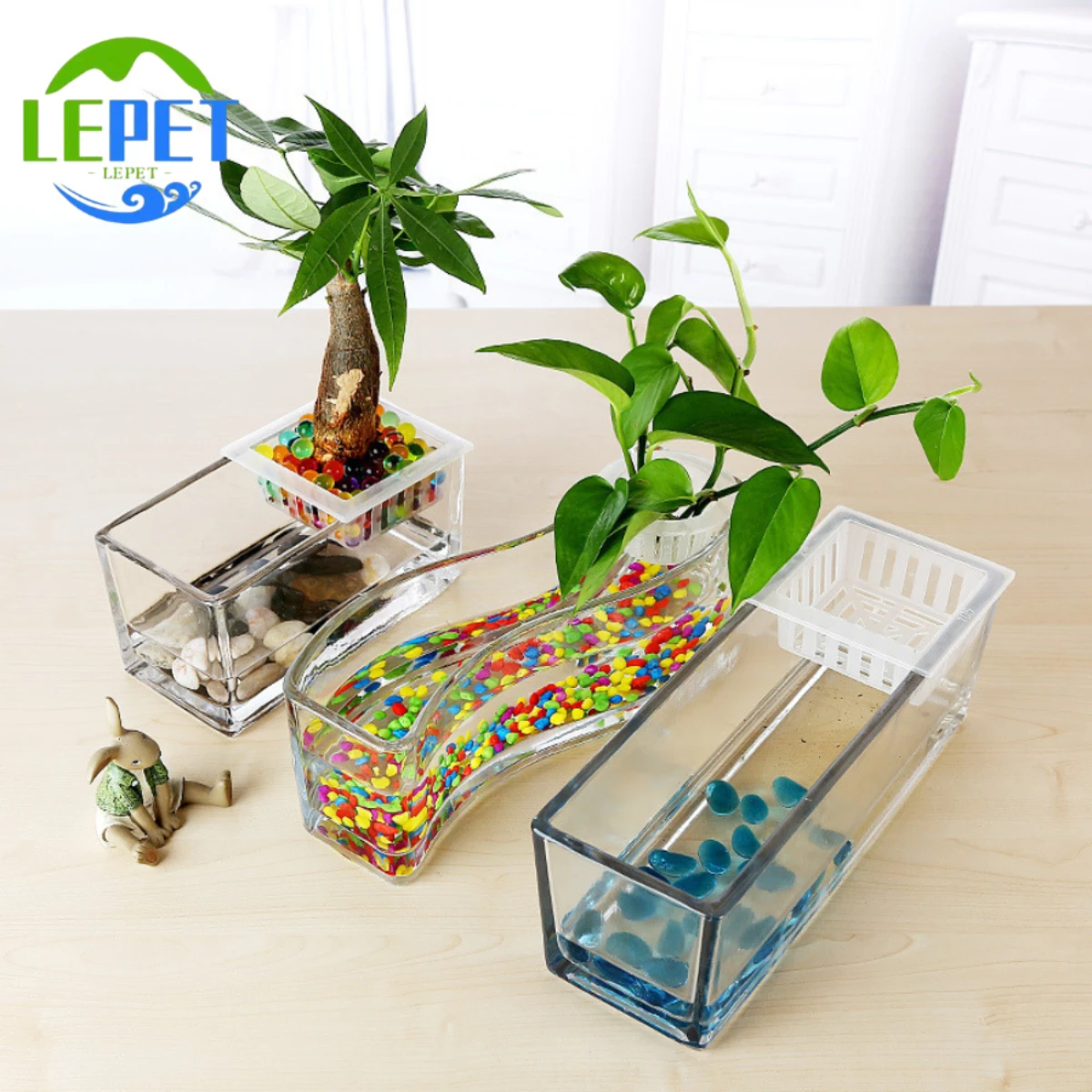 LEPET AQUARIUM MINI KECIL A29 /A30 /A31 / AKUARIUM IKAN CUPANG HIAS foto 9
