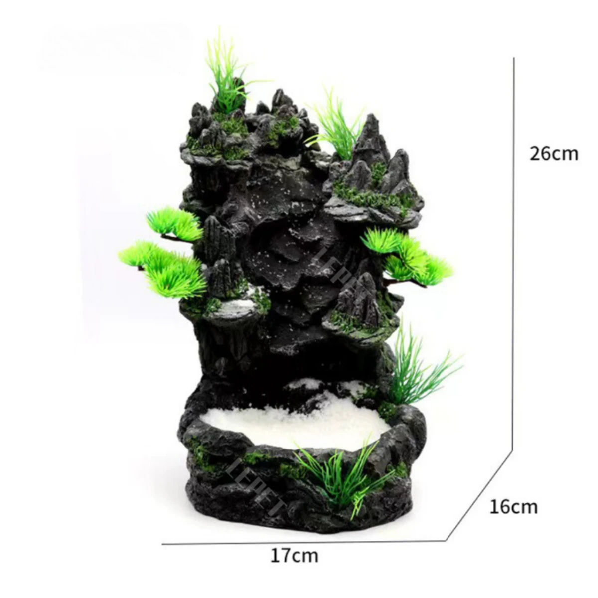 LEPET WATERFALL AQUASCAPE 20001 / HIASAN AQUARIUM TEBING AIR TERJUN foto 2