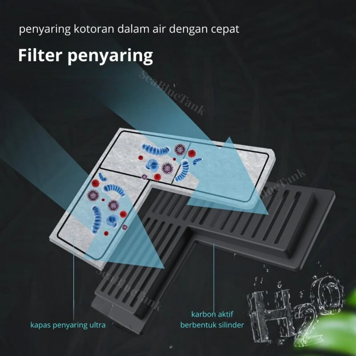 LEPET filter Kura kura XP 01A / Low water low watt foto 5
