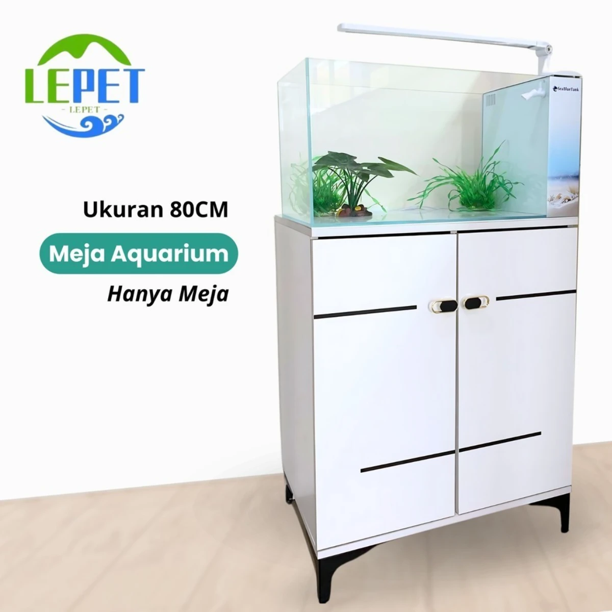LEPET lemari kabinet aquarium 510F(80cm)/ Kabinet aquarium / meja aquascape / akuarium cabinet foto 3