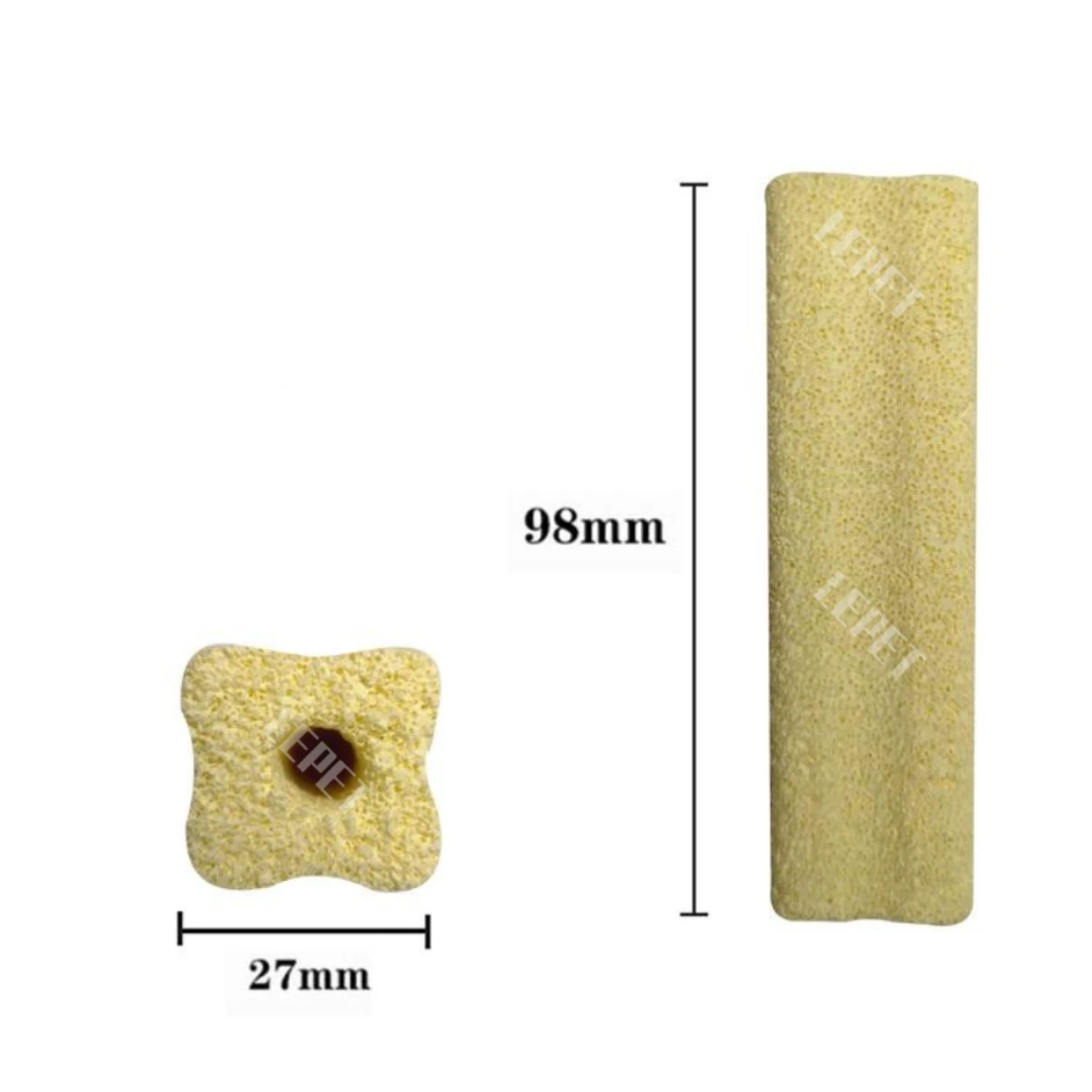 LEPET MEDIA FILTER ECO BIO BLOCK 98mm x 27mm RUMAH BAKTERI MOMOGI AQUARIUM REEF TANK foto 3