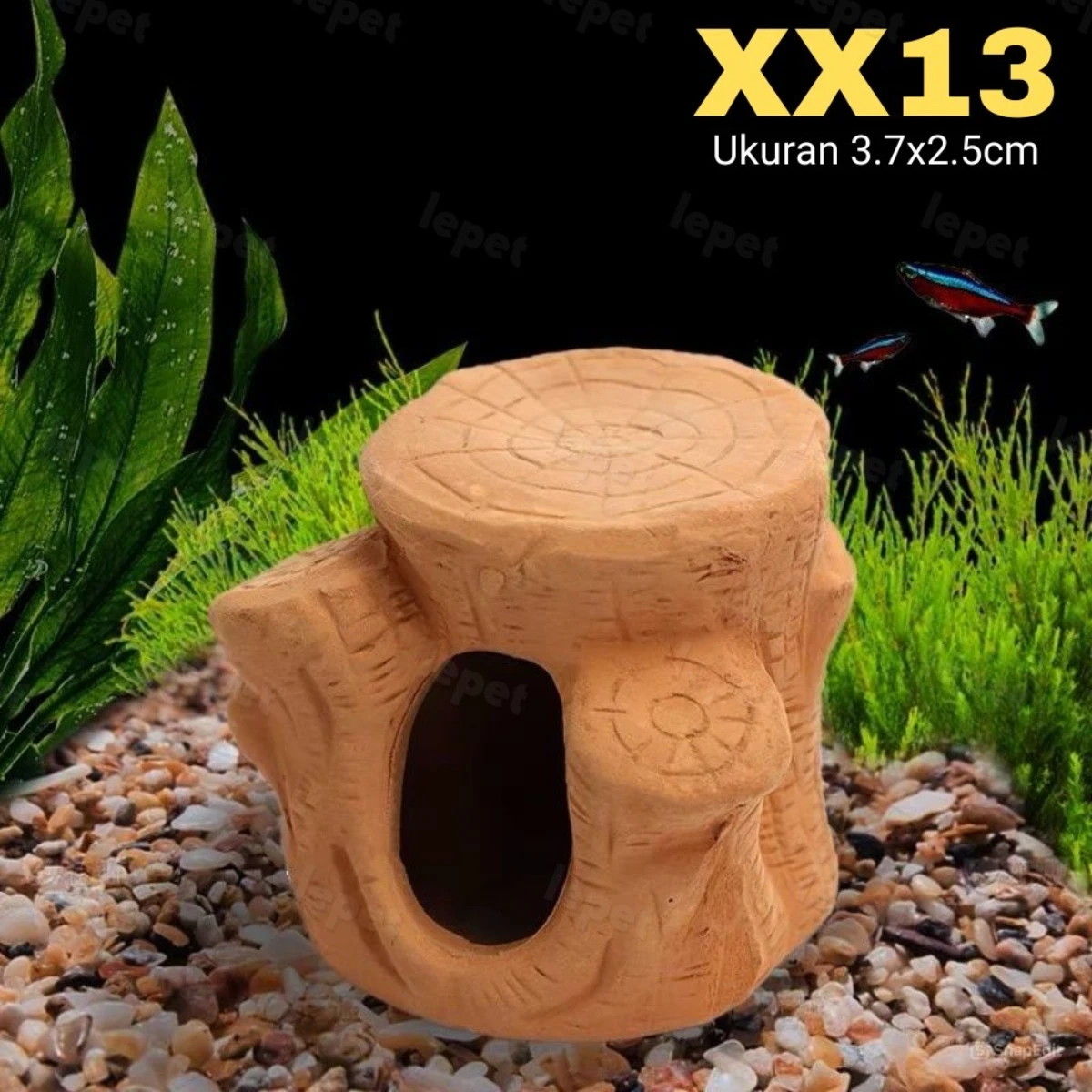LEPET Hiasan Aquarium XX06 / XX07 / XX10 / XX13 / XX136 / XX147 Dekorasi Ornamen Simulasi foto 2