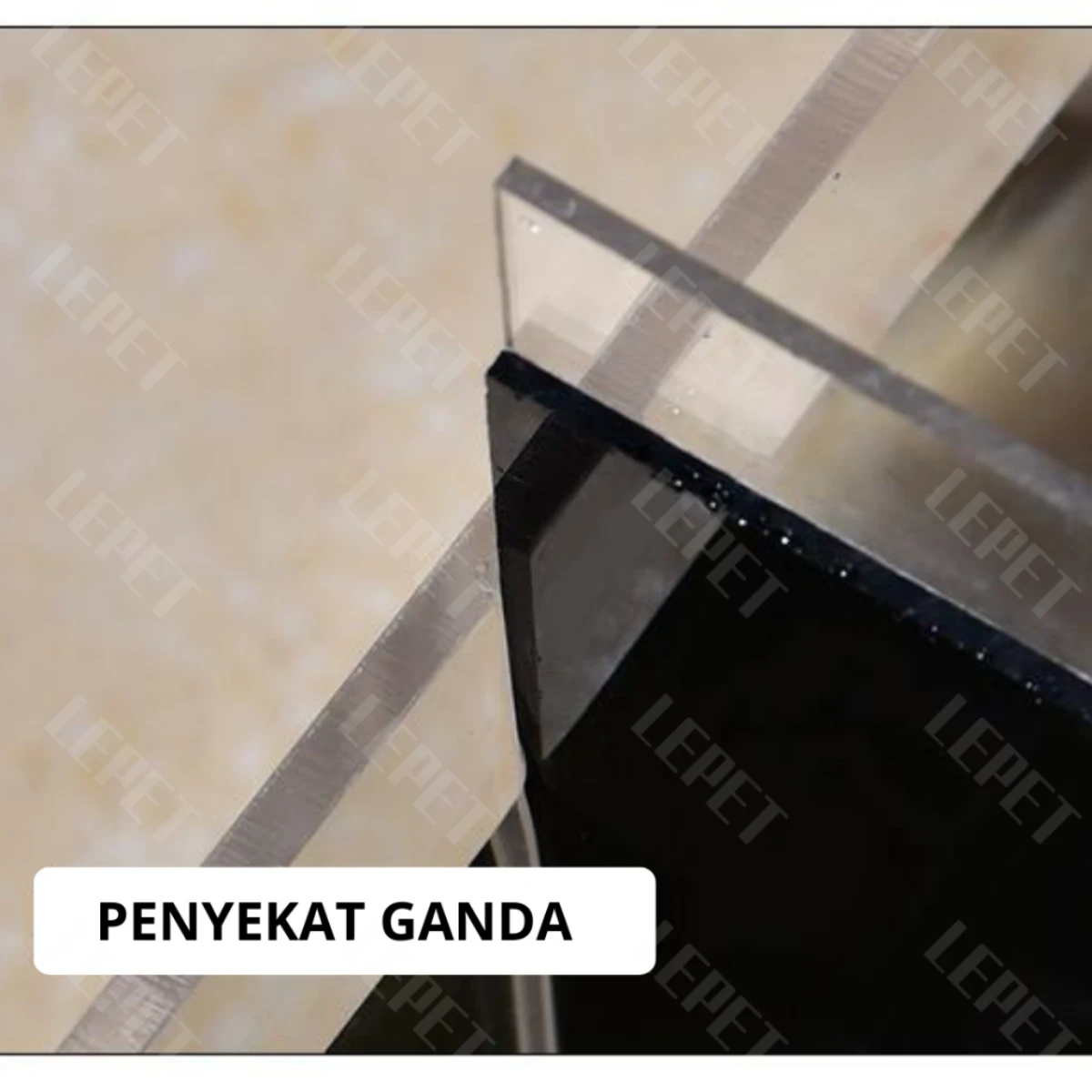 LEPET Akuarium Ikan Cupang 2 skat / Tempat Ikan Kecil Akrilik / Aquarium Mini Acrylic foto 7