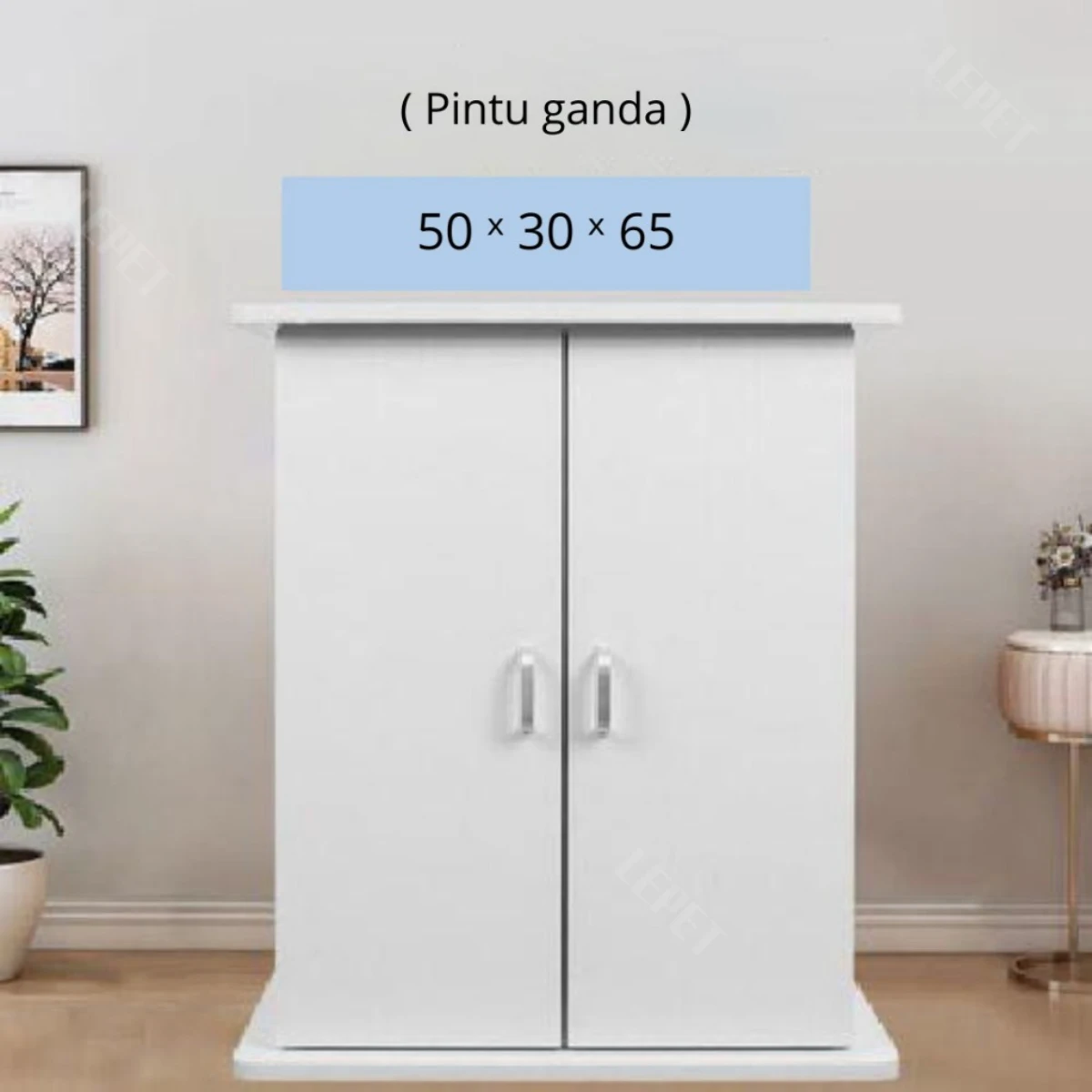 LEPET Meja aquarium minimalis 520/620 / Kabinet aquarium / meja aquascape / akuarium cabinet / lemari aquarium foto 4