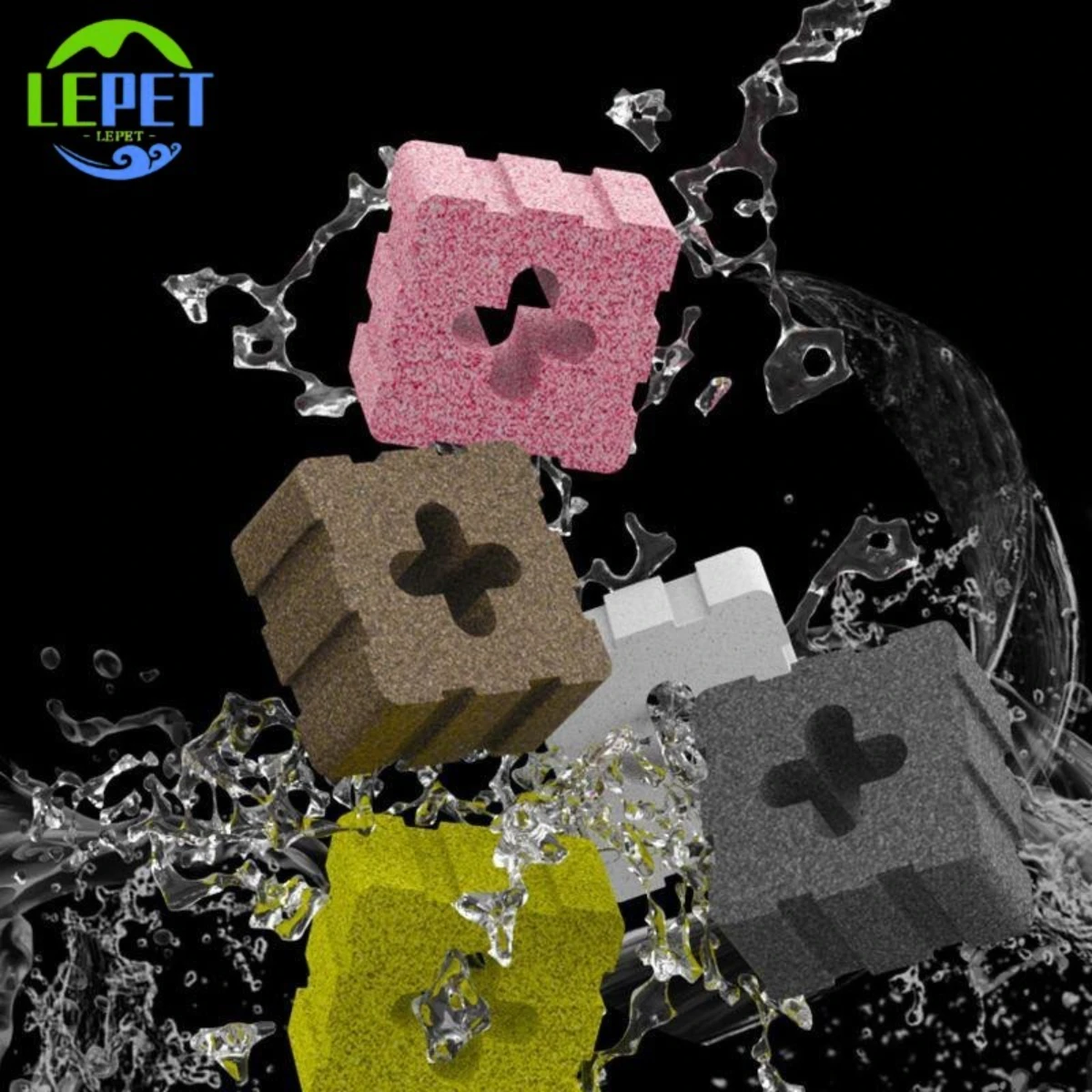 LEPET AQUARIUM RUMAH BAKTERI LC04 /MEDIA FILTER/NANO BRICK/KOTAK PREMIUM AKUARIUM foto 2
