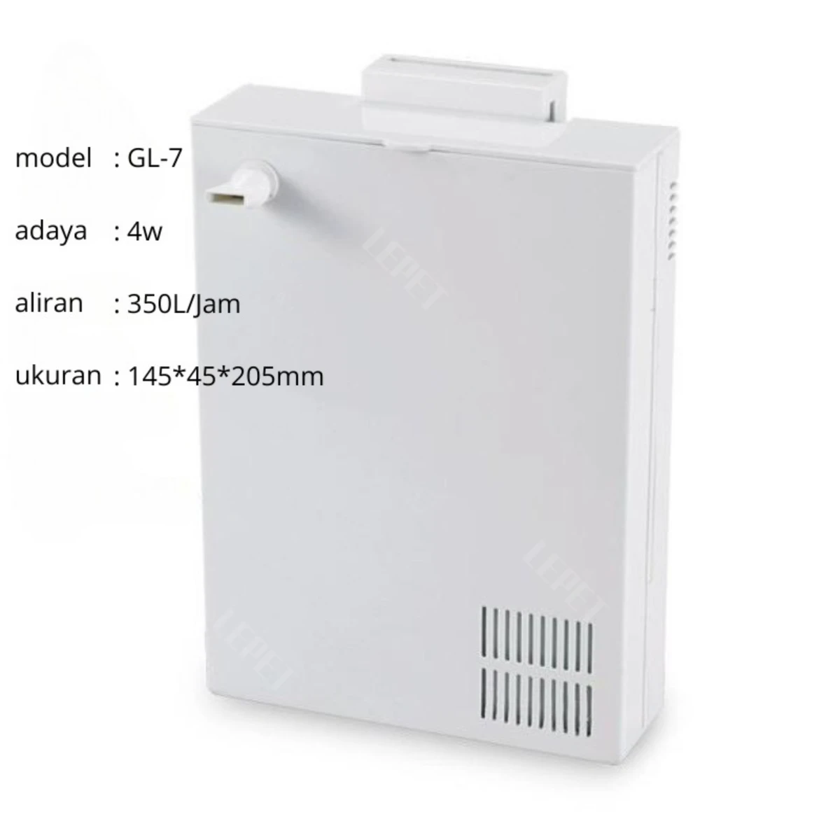 LEPET Internal Filter Aquarium GL 07 Hanging Filter / Pompa gantung foto 2