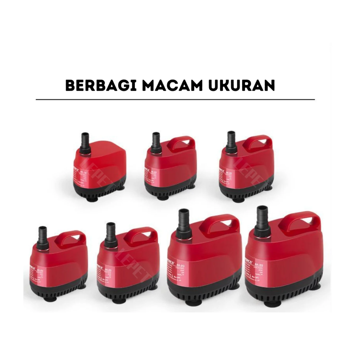 LEPET Pompa Celup Hidroponik Pompa Air AH45/AH60/AH90/AH120 foto 6