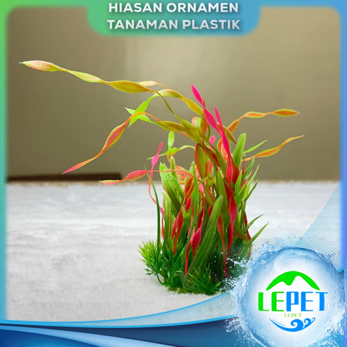 LEPET Hiasan Aquarium CB1322/CB1410/CB1421/CC4010/CC4029 / Tanaman Aquarium pelastik