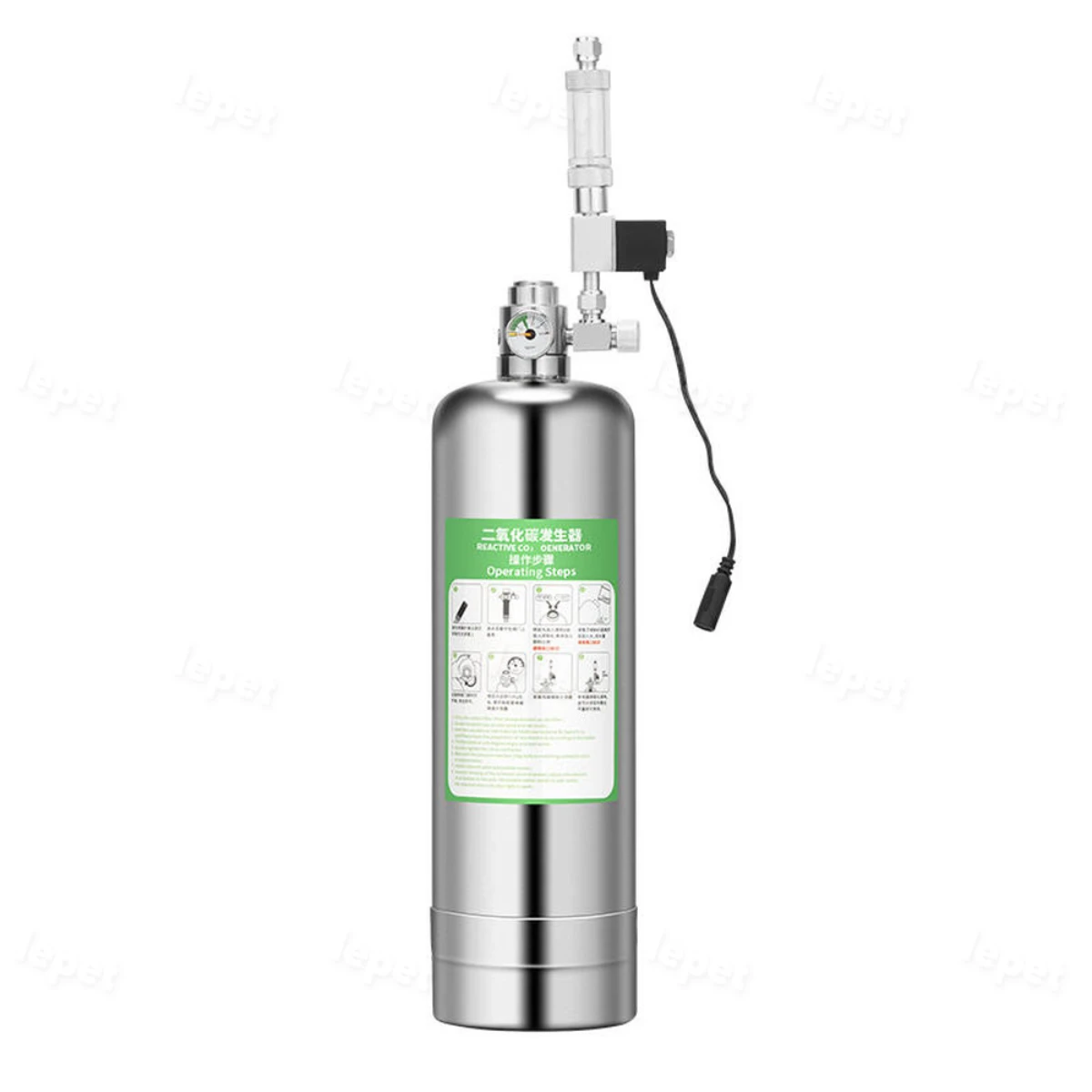 LEPET Tabung Co2 DIY CISOD WY-40 / Generator tabung cylinder solenoid buble counter selenoid foto 9
