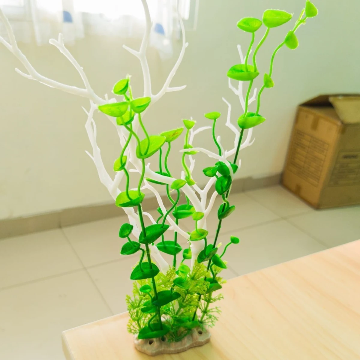 LEPET Hiasan Aquarium CD7910/ CD7926 / Tanaman Aquarium Plastik foto 3