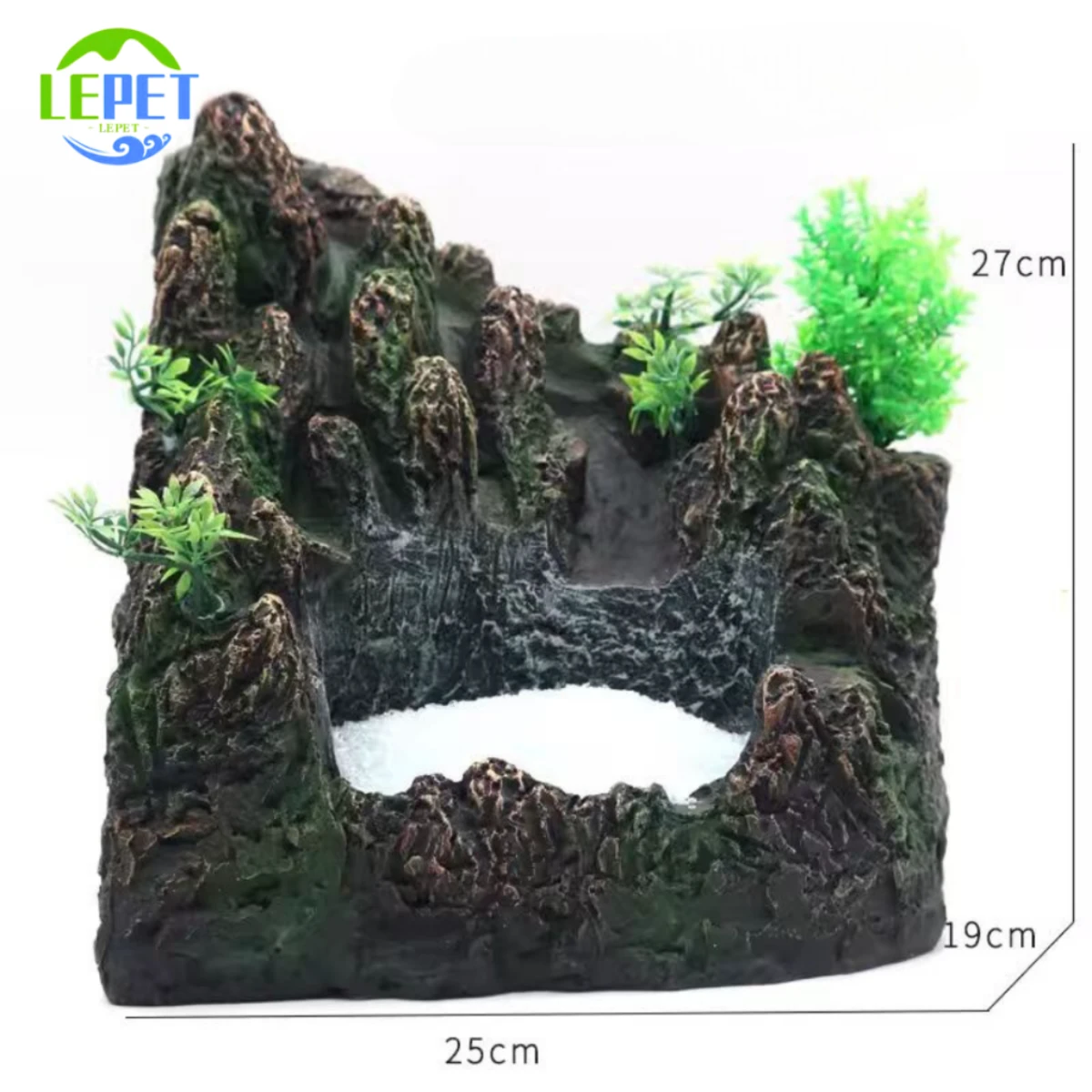 LEPET WATERFALL AQUASCAPE 20633 / HIASAN AQUARIUM TEBING AIR TERJUN foto 4