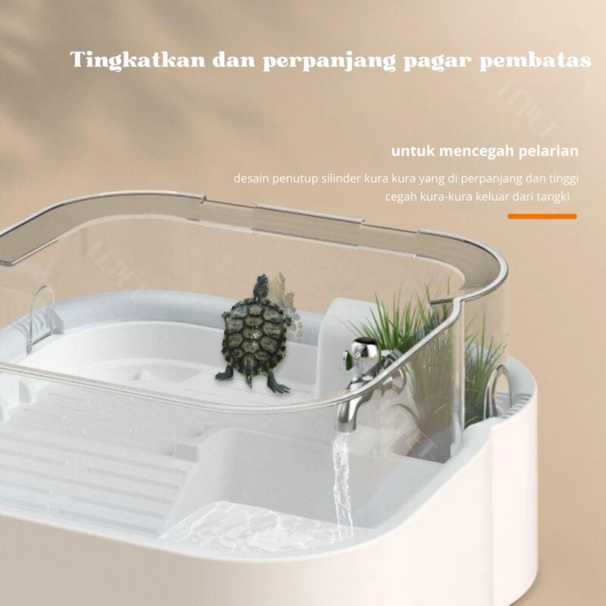 LEPET Aquarium Kura Kura GH 05 / Kandang Kura Kura foto 5