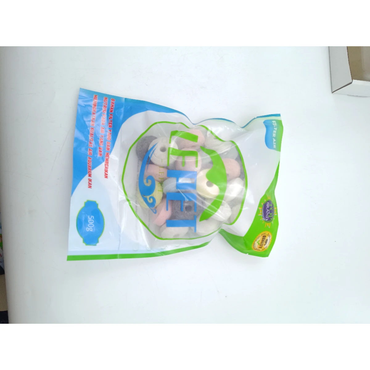 LEPET Nano Bio Sphere Ball LC012-185 /Media Filter Infrared Bacteria Ring Aquarium 500G-RANDOM foto 6